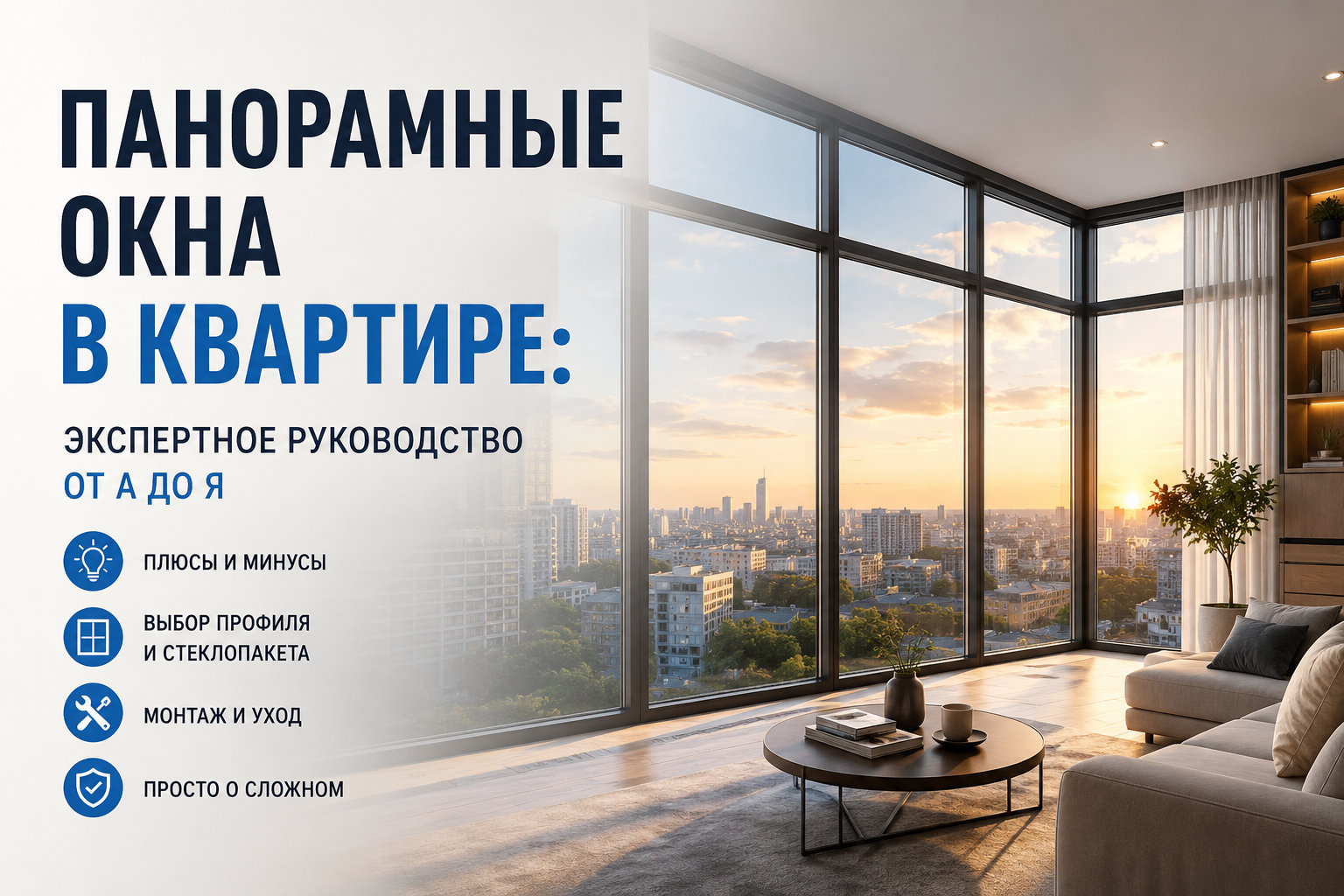 Панорамные окна в квартире: экспертное руководство от А до Я